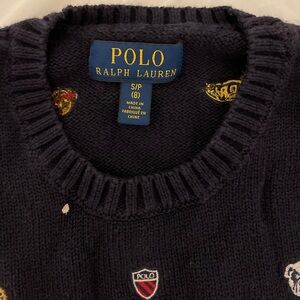 Polo Ralph Lauren Boys Embroidered Crewneck Sweater
